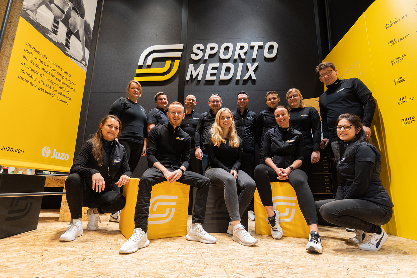 sportomedix Team sportomedix Team auf der ISPO
